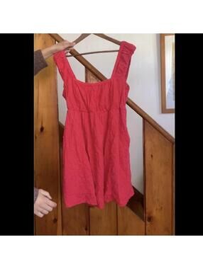 Old Navy pink eyelet dress Size large